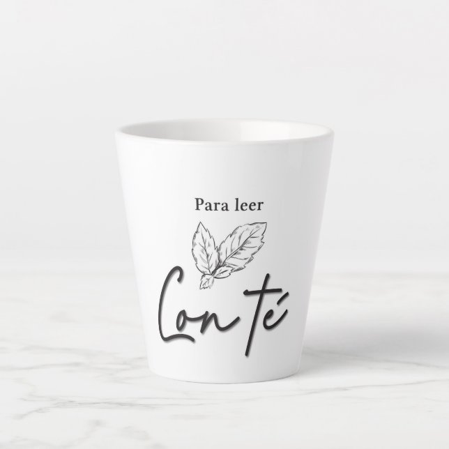Caneca De Café Latte Taza de café latte (Frente)