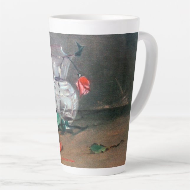 Caneca De Café Latte Taza De Café Latte Bodegón (Ângulo direito)