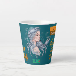 Caneca De Café Latte Taza Lady Cáncer – Magia lunar