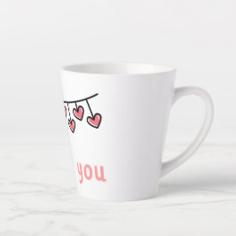Caneca De Café Latte Taza Latte Suspiros Colección Con Mucho Amor ❤️