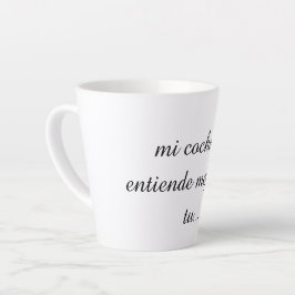 Caneca De Café Latte taza vilianes de humor 