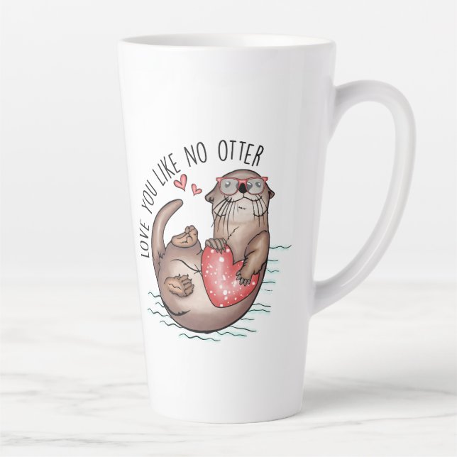 Caneca De Café Latte Te Amo Humor  (Direita)