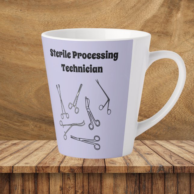 Caneca De Café Latte Técnico de Processamento Estéril (Criador carregado)