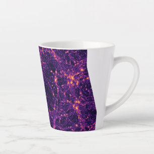 Caneca De Café Latte Teia Cósmica