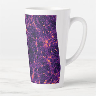 Caneca De Café Latte Teia Cósmica