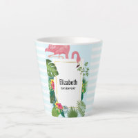 Tema tropical do Flamingo, rosa-claro