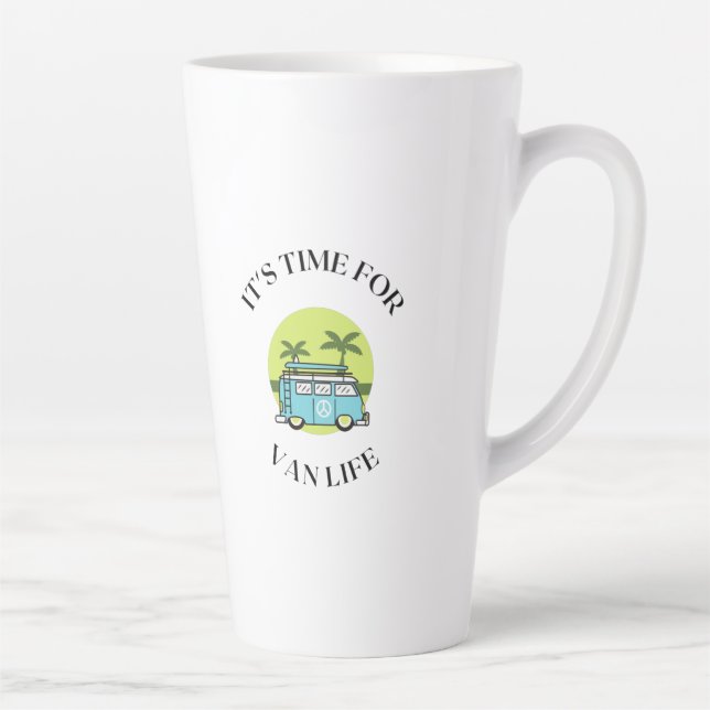 Caneca De Café Latte Tempo de vida de Van (Direita)