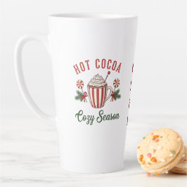 Caneca De Café Latte Temporada Personalizada de Capa Quente de Cacau Re