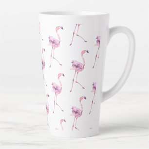 Caneca De Café Latte Tender Flamingo Series Design 5