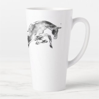 Caneca De Café Latte Tenha a manhã com o cavalo salpicante