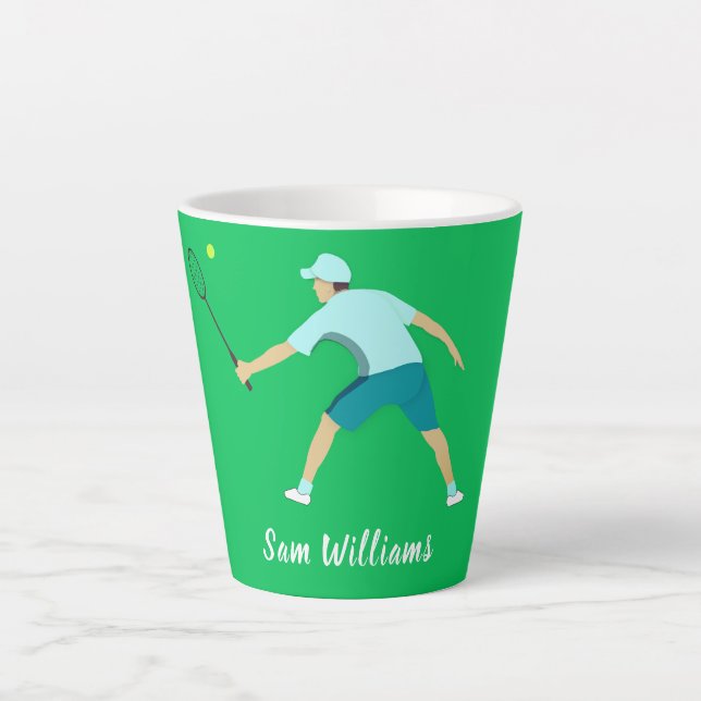 Caneca De Café Latte Tênis (Frente)