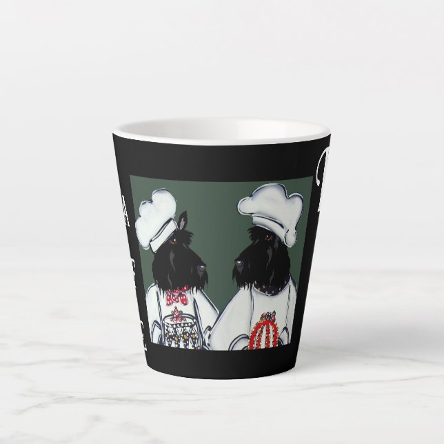 CANECA DE CAFÉ LATTE TERRIER ESCOCÊS (Frente)