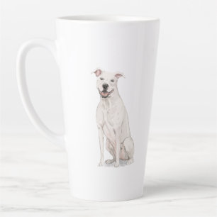 Caneca De Café Latte Terrier Staffordshire Americano