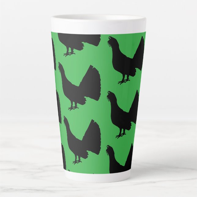 Caneca De Café Latte Tetrao urogallus (Frente)