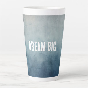 Caneca De Café Latte Textura de céu cinza azul