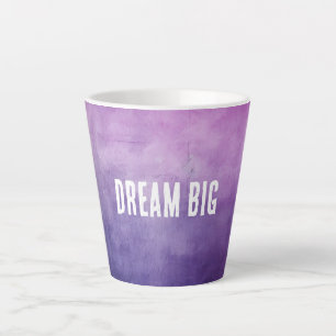 Caneca De Café Latte Textura rosa púrpura