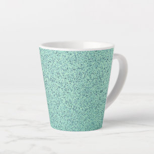 Caneca De Café Latte Textura verde em betão Primavera de Pastel
