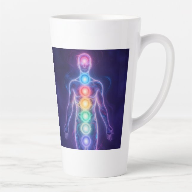 Caneca De Café Latte  The 7 Chakras (Direita)