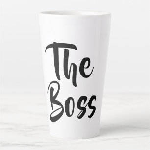 CANECA DE CAFÉ LATTE THE BOSS