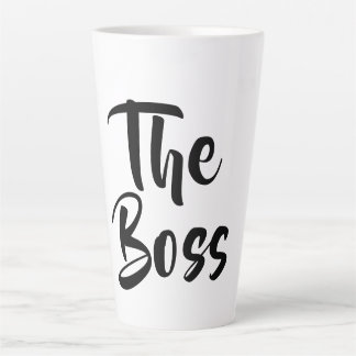 CANECA DE CAFÉ LATTE THE BOSS
