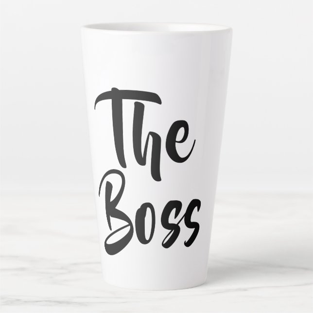 CANECA DE CAFÉ LATTE THE BOSS (Frente)