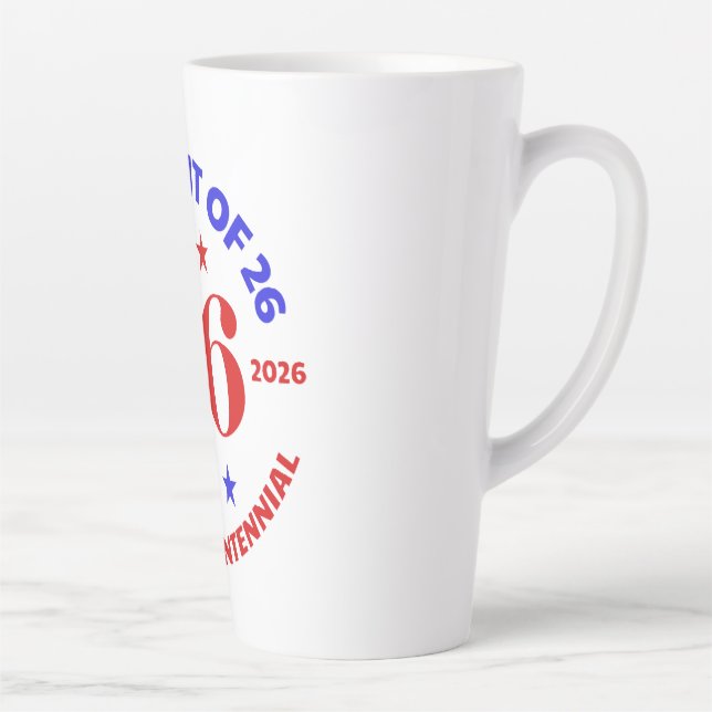CANECA DE CAFÉ LATTE THE SPIRIT OF 26 - SEMIQUINCENTENNIAL (Direita)