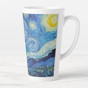 Caneca De Café Latte The Starry Night (1889), por Vincent Van Gogh
