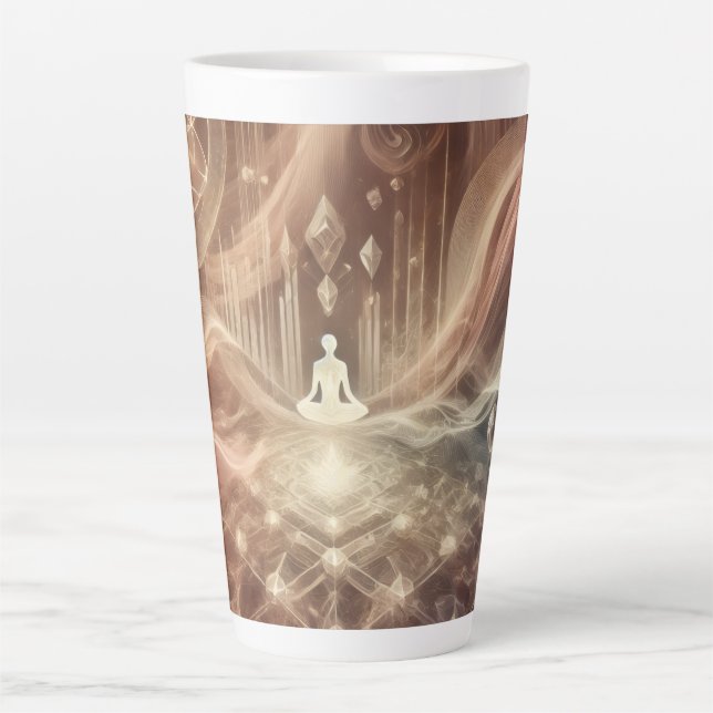 Caneca De Café Latte The Wave of Form (Frente)