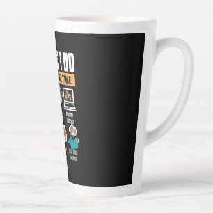 Caneca De Café Latte Things I Do In My Spare Time Tractor Funny Farm