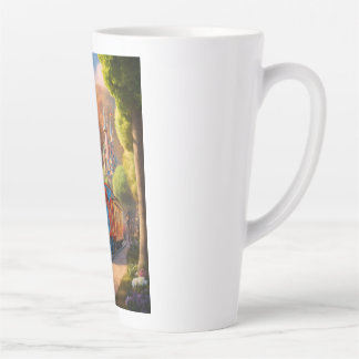 Caneca De Café Latte Thomas faz uma viagem mágica