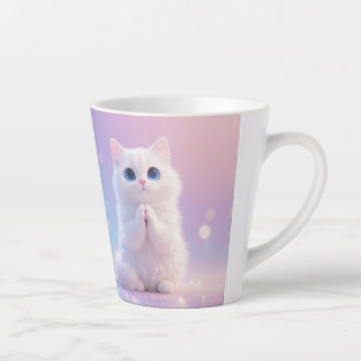 Caneca De Café Latte Tierno gatito