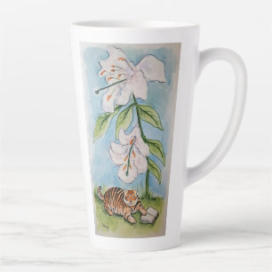 Caneca De Café Latte Tiger Lily Latte