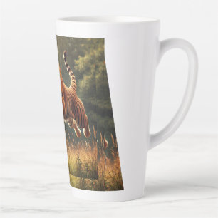 Caneca De Café Latte Tigre