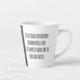 Caneca De Café Latte Time to read Jane Austen