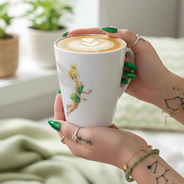 Caneca De Café Latte Tinker Bell Latte Mug (Criador carregado)