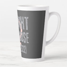 Caneca De Café Latte Tipografia de Data de Morte por Roe V Wade