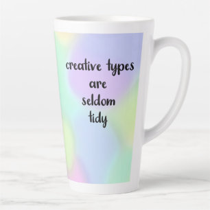 Caneca De Café Latte Tipos criativos raramente são lata-lata-de-arco-