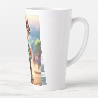 Caneca De Café Latte Título: "Morning Bliss Mug" Descrição: Iniciar