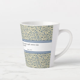 Caneca De Café Latte Toile Springtime