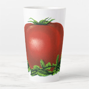 Caneca De Café Latte Tomate de madre, vegetais e Frutas