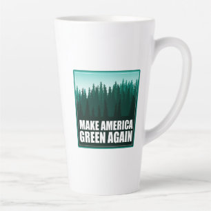 Caneca De Café Latte Torne a América Verde novamente