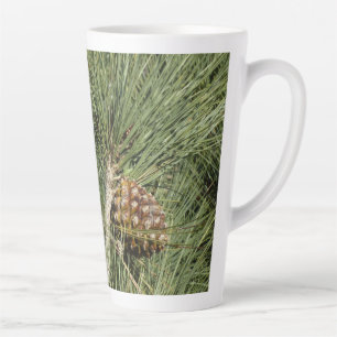 Caneca De Café Latte Torrey Pine Closeup Botânico da Califórnia