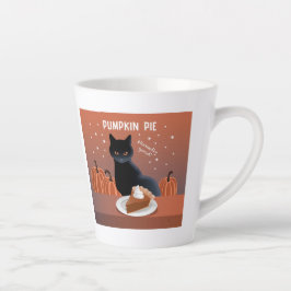Caneca De Café Latte Torta de Abóbora