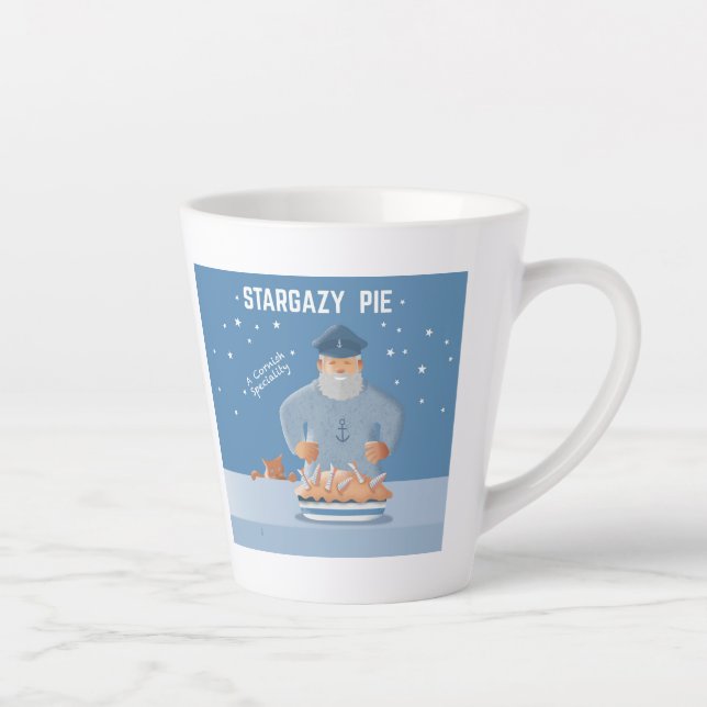Caneca De Café Latte Torta Stargazy (Direita)