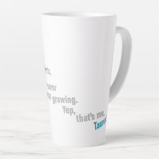 Caneca De Café Latte Touro Presente Personalizado de Uso Diário Design