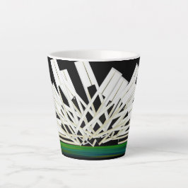 Caneca De Café Latte Travesseiro de Ênfase MIDNIGHT KEYS