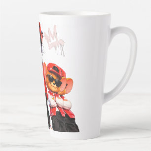 Caneca De Café Latte Travesseiro de Ursinho de Desenho Animado Fofo - V
