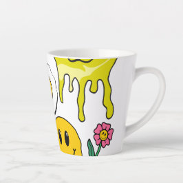 Caneca De Café Latte Travesseiro decorativo Mikitiez Jardim Amarelo Smi