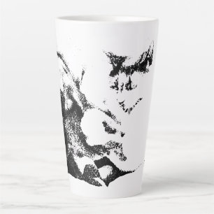 Caneca De Café Latte Trégua de outono no Coração