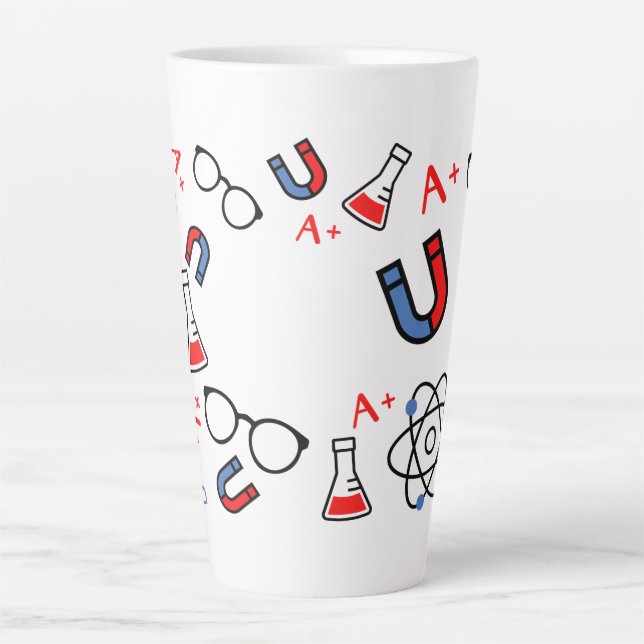 Caneca De Café Latte Trendy Chemis-tea Atatômico Clássico (Frente)